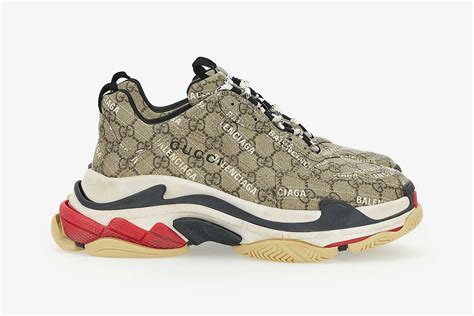 gucci x balenciaga triple s.